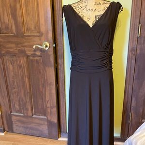 Dress Barn brown sleeveless dress 22W